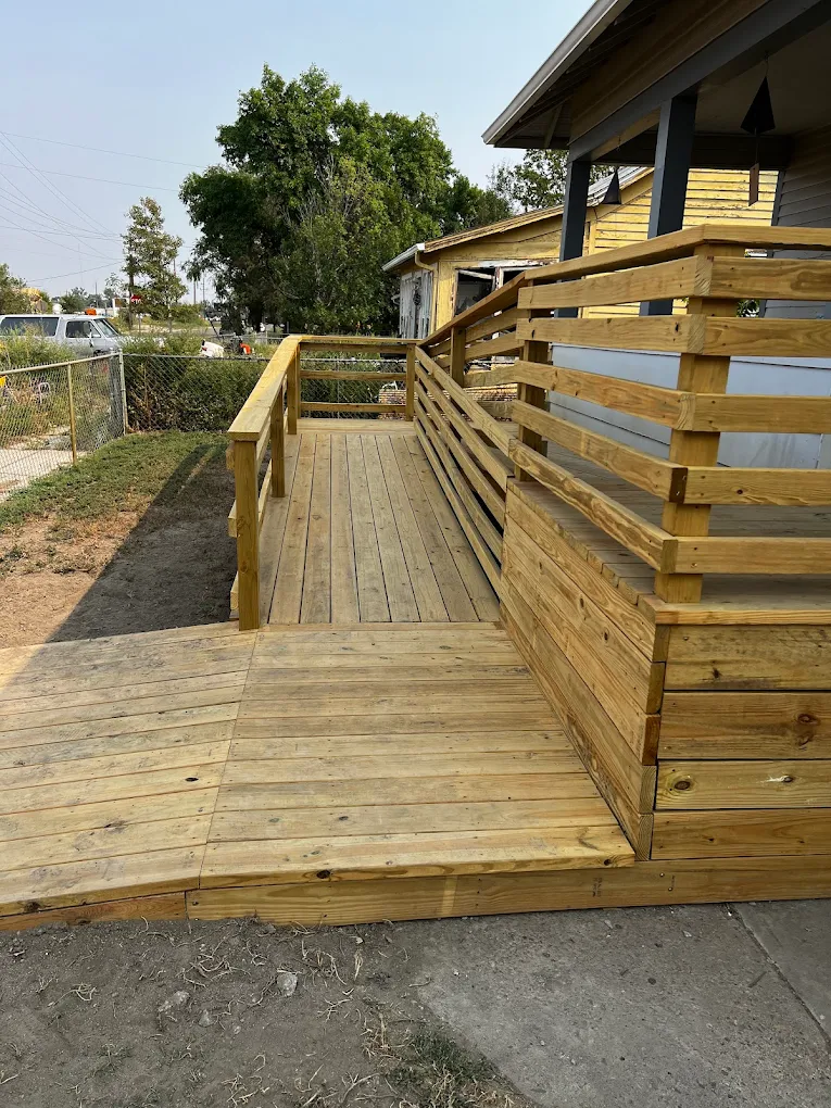 ADA accessibility ramp and deck build Miles City MT