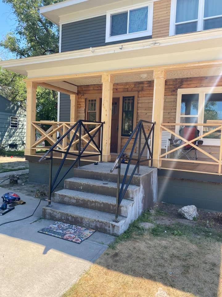 Patio construction in Eastern Montana