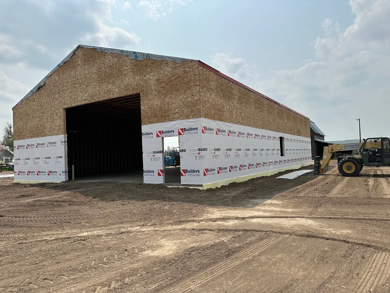 Commercial warehouse build by Harden Construction