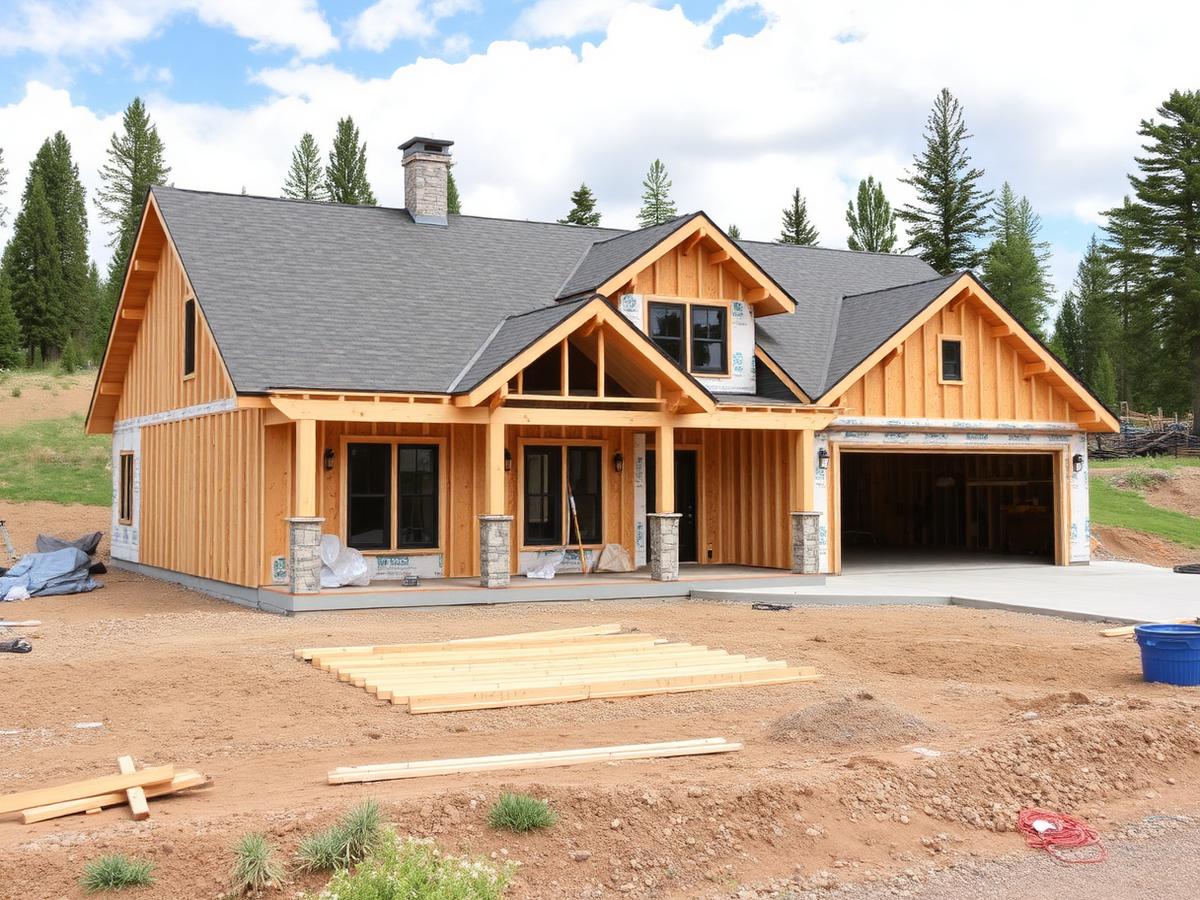 New home construction Eastern Montana